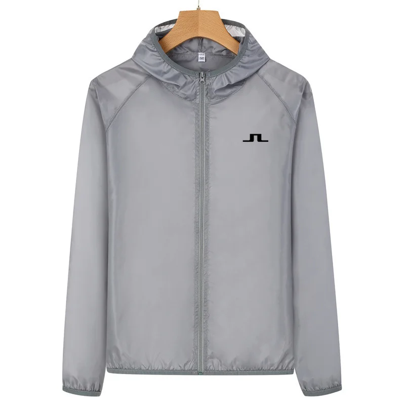 Men's Ultra-Light Windbreaker Jackets Golf Quick Dry Skin Coat Sunscreen Waterproof UV Women Thin Wear Couple J Lindberg S-4XL