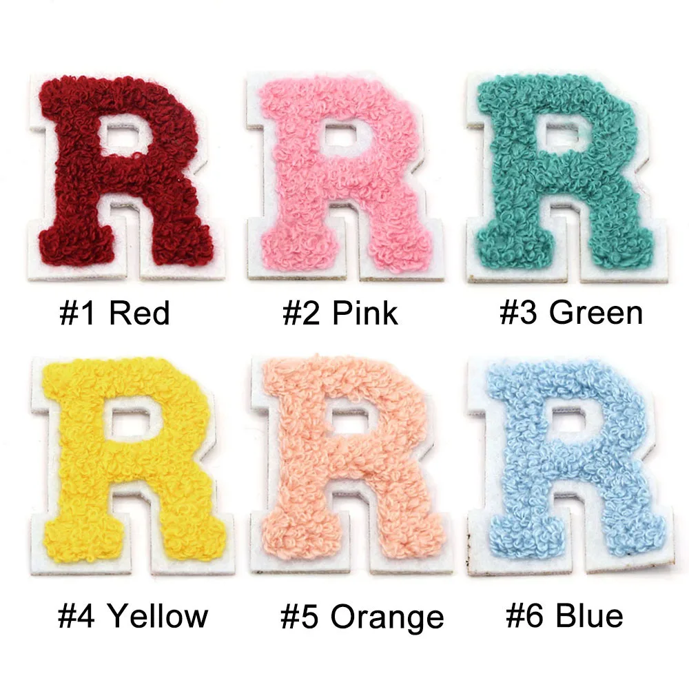 1 шт. зеленые английские буквы патчи для одежды вышивка утюгом нашивки алфавит