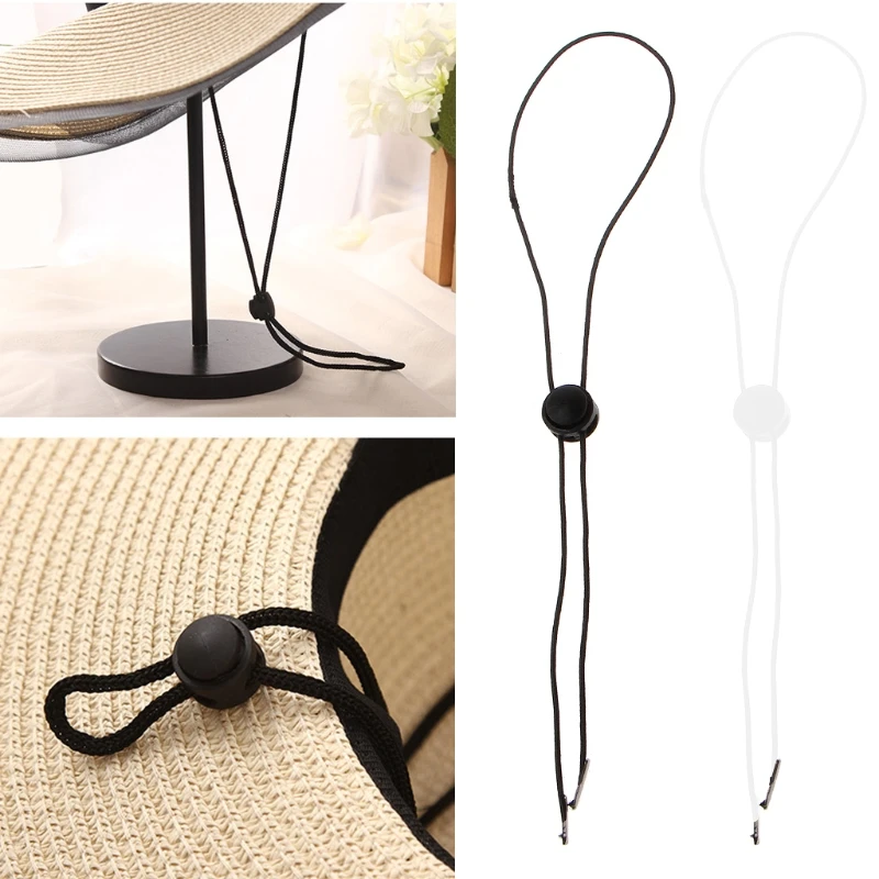 

10PCS Flexible Removable Elastic Hat Chin Cord Straps Adjustable Cord Fasteners Drop Shipping