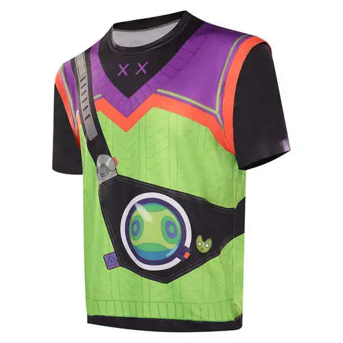 Мужской Костюм Для Косплея Valorant Heiko Летний Топ С Короткими Рукавами Повседневная