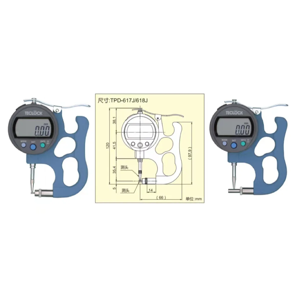 Цифровой толщиномер TECLOCK