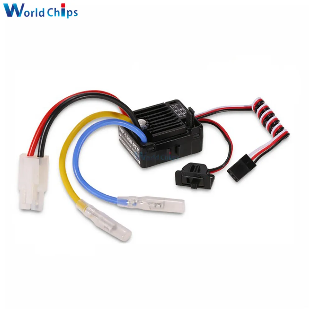 

WP-1060-RTR 60A матовый электронный регулятор скорости для 1:10 радиоуправляемая фотовспышка Водонепроницаемая SCX10 подъемная модель автомобиля ре...
