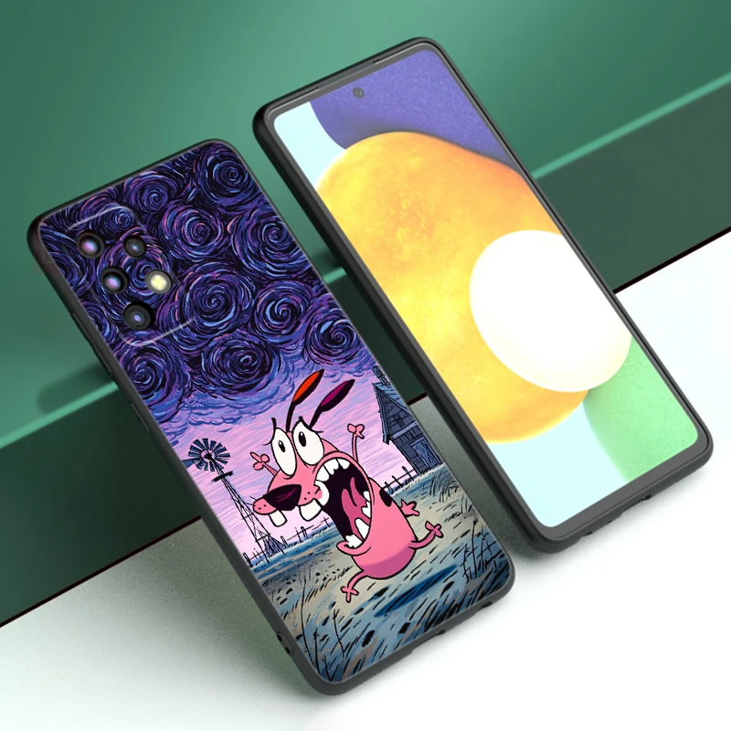 Чехол для телефона Courage Cowardly Dog для Samsung A13 A14 A16 A22 A32 A33 A34 A35 A52S A53 A54 A55 A56 A71 A73 5G A07 A12 A15 A17 A72 (art.: 3920d24f348fb) - 3920d24f348fb