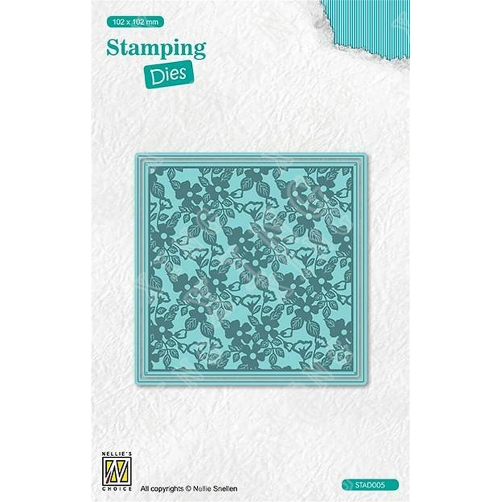 

Square Flowers Metal Cut Dies Scrapbooking Diary Decoration 2022 Newest Hot Sell Embossing Stencils Diy Greeting Card Handmade