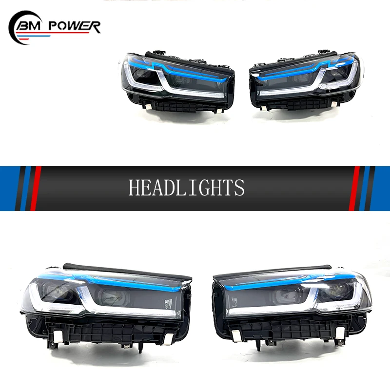 

Hot Sell New Product!!! 5 Series G30 G38 Later Period Car Headlamp Light Front Lamp Body Kit Parts Automobile