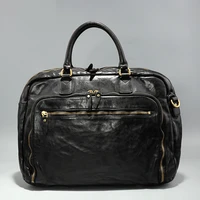 genuine leather mens bags handbags horizontal laptop bag business casual briefcases cowhide single shoulder crossbody bag