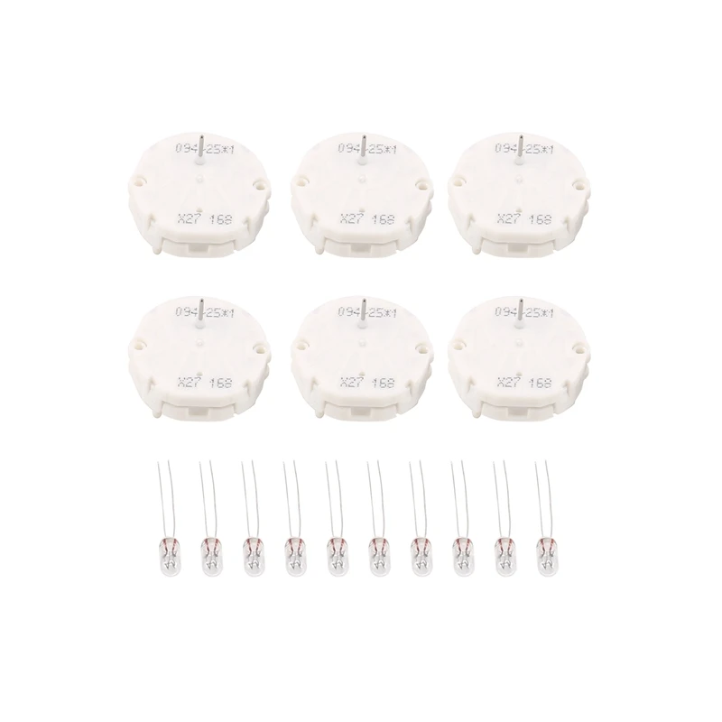

GM Stepper Motor Repair Kit - X27 168 - (6 Motor Kit + 10Pcs Bulbs) Fits All 03-06 Chevy Silverados, Tahoes, Yukons, Suburbans