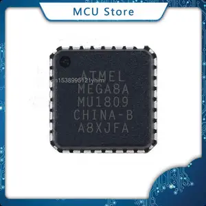 10PCS ATMEGA8A-MU ATMEGA8A ATMEGA8 MU ATMEGA8A-MUR 8-bit Microcontrollers - MCU AVR 8KB, 512B EE 16MHz 1KB SRAM IC chip