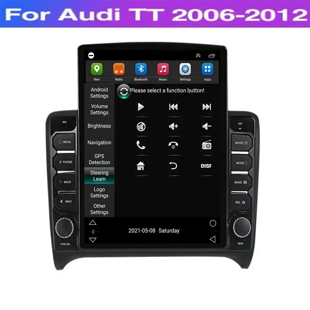 8 + 128G Android13 Carplay Auto 5G LTE Автомобильный радиоприемник Стереоприемник для Audi TT MK2 8J