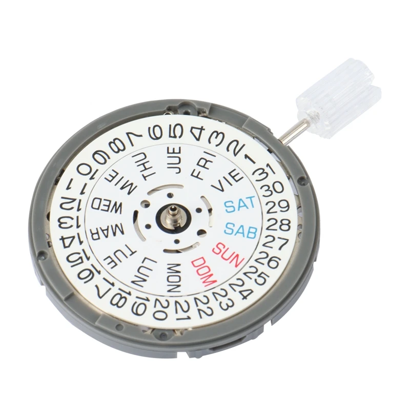 

Механические запасные части NH36 NH36A, часы с циферблатом на 3,8 часов, английский, дата, неделя, автоматический механизм