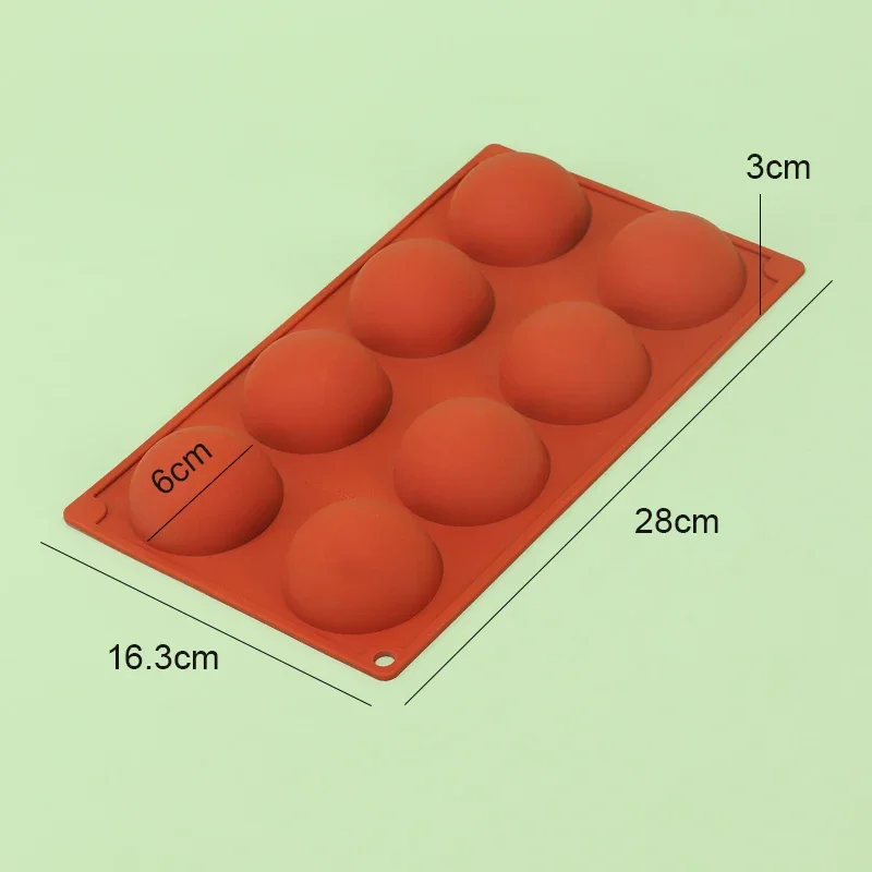 

Форма для выпечки силиконовая полусфера