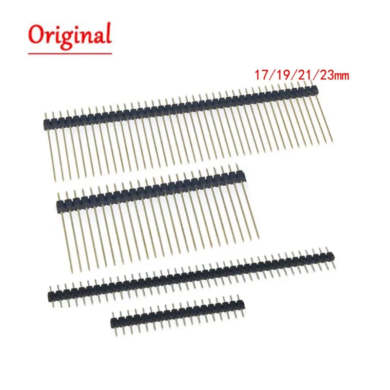 10 шт. 2 00 мм однорядный разъем для печатной платы штыревой длинный 8 5/9 5/13/14/15/17/19/21/25