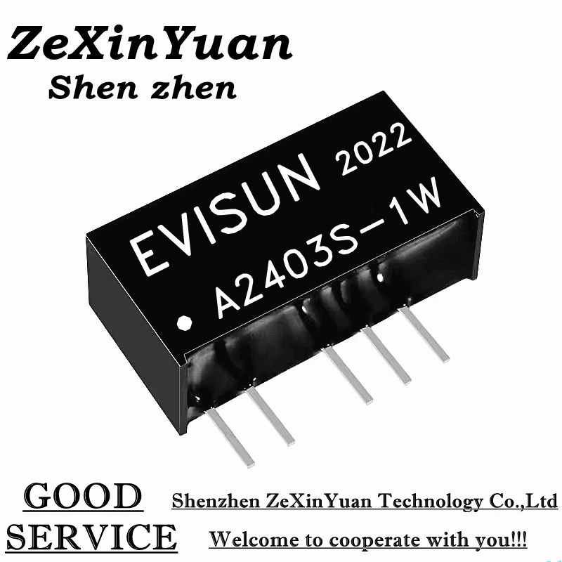 НОВЫЙ A2403S-1W A2405S-1W A2409S-1W A2412S-1W A2415S-1W A2424S-1W 24V TURN 3.3V 5V 9V 12V 24V SIP-5 1W изолированный модуль питания