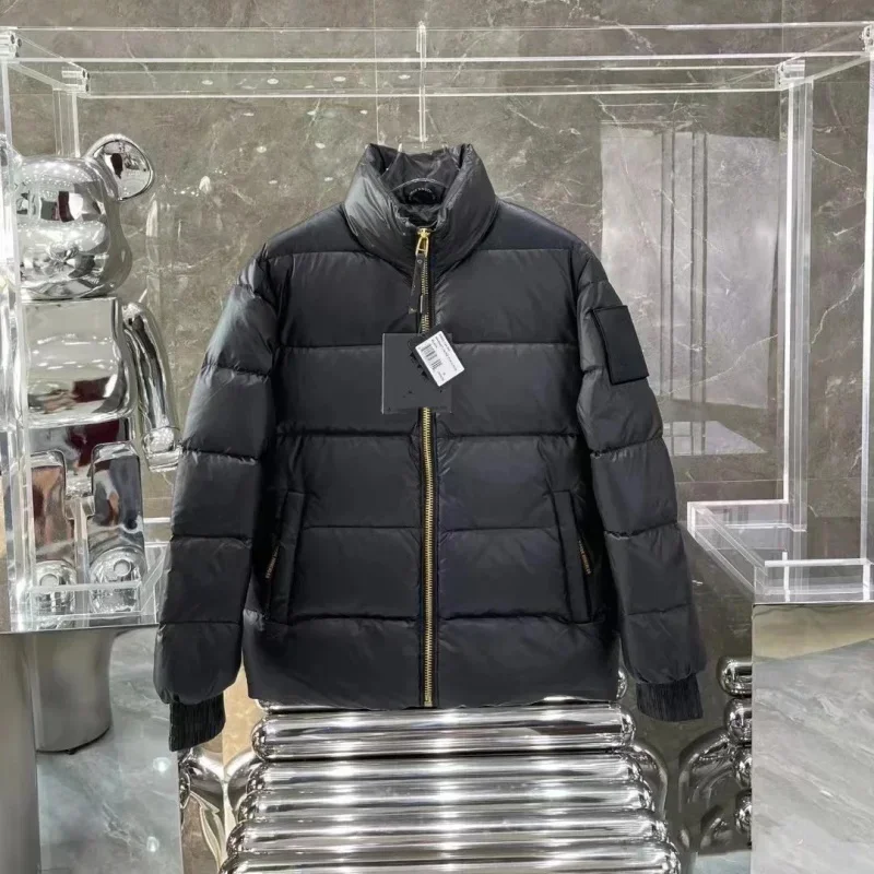 MO * SE KNUCKL S однотонная ветрозащитная укороченная пуховая куртка унисекс зимний