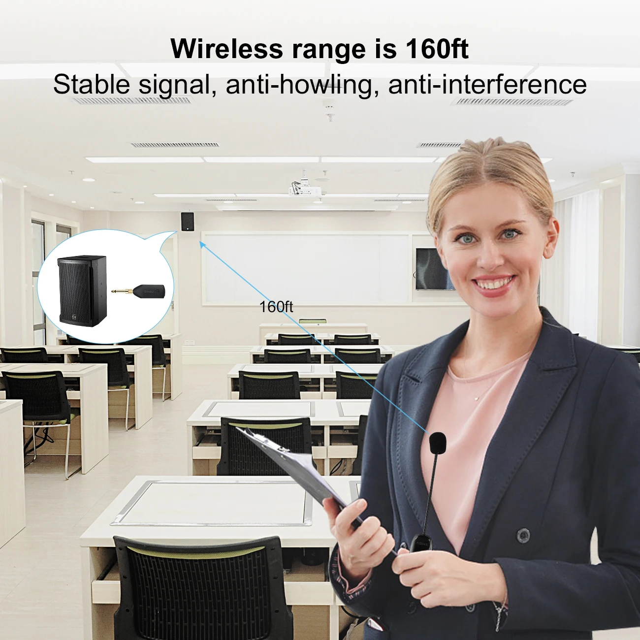 SHIDU U8 UHF беспроводной микрофон 3 5/6 5 мм штекер гарнитуры ручной 2 в 1 портативный