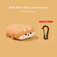 cartoon case corgi dog for airpods 1 2 case silicone earphone bluetooth wireless protective cove for airpods pro case