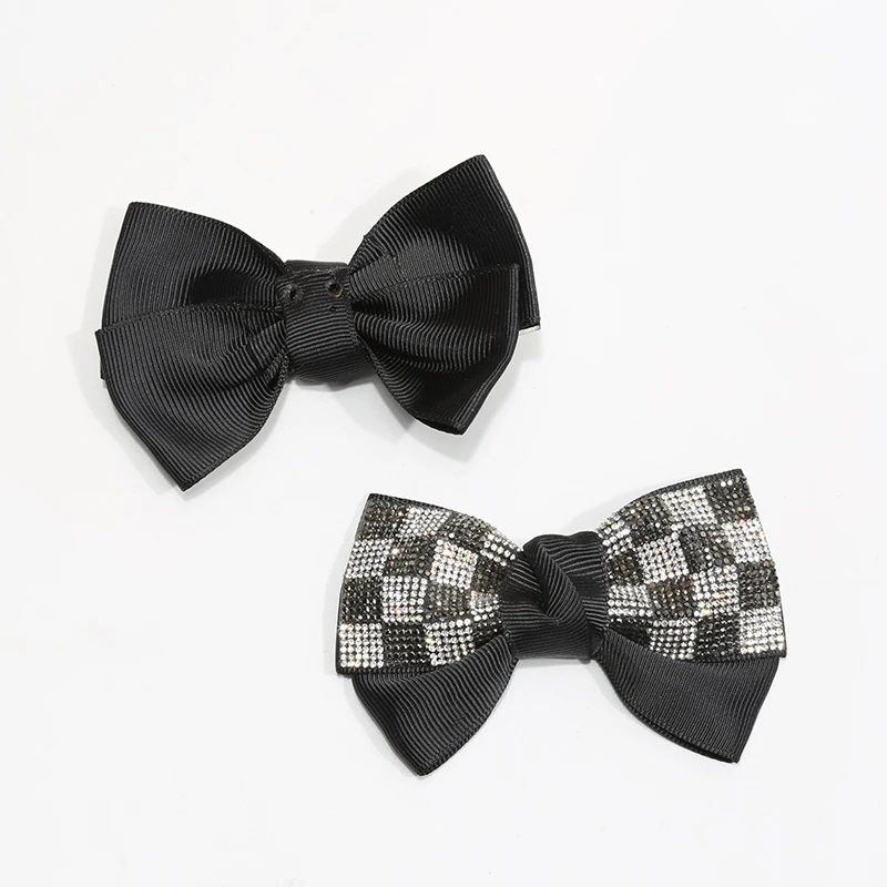 Bow Rhinestones Decorative Shoes Flowers Handmade DIY Self-adhesive High Heel Buckle Single Shoes Wedding Shoes Accessories