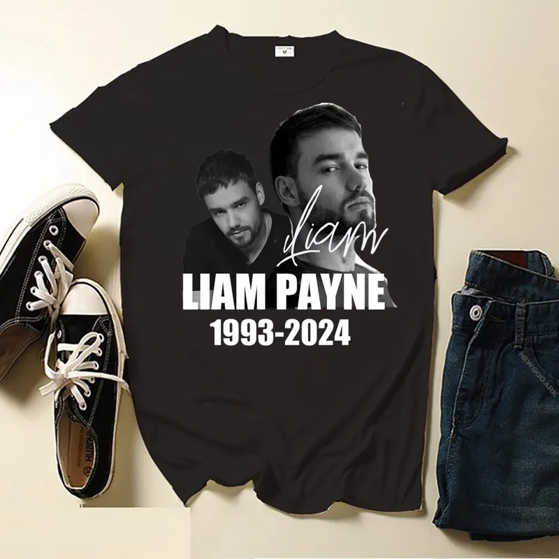 Мужские футболки Yearn for Liam Payne потрясающая футболка с коротким рукавом и круглым