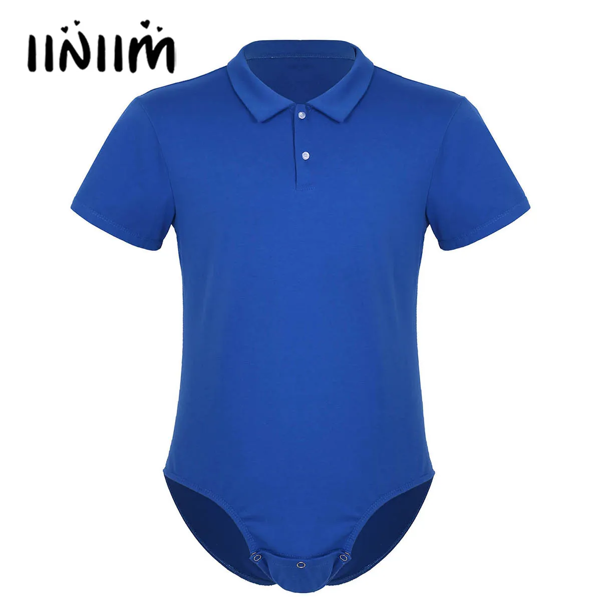 

Mens T-shirt Bodysuit for Diaper Lovers One Piece Lingerie Adult Babies Costumes Round Neck Short Sleeves Cosplay Romper Pajamas