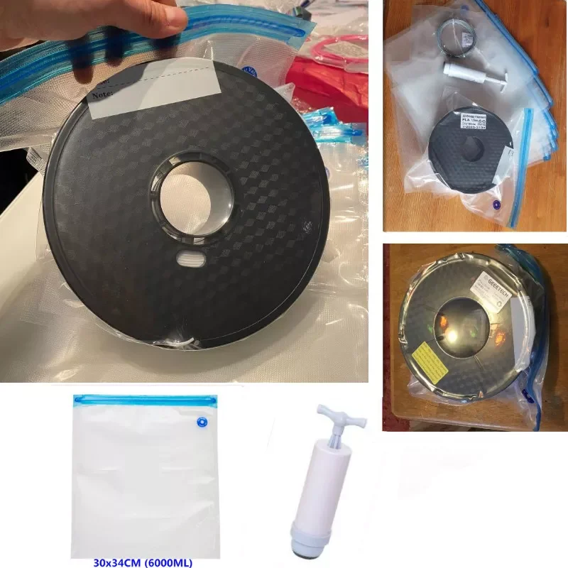 

Printer Filament Vacuum Storage Bag Filament dryer Safekeeping Humidity Resistant Vacuum Sealing Bags that Keep Filament Dry