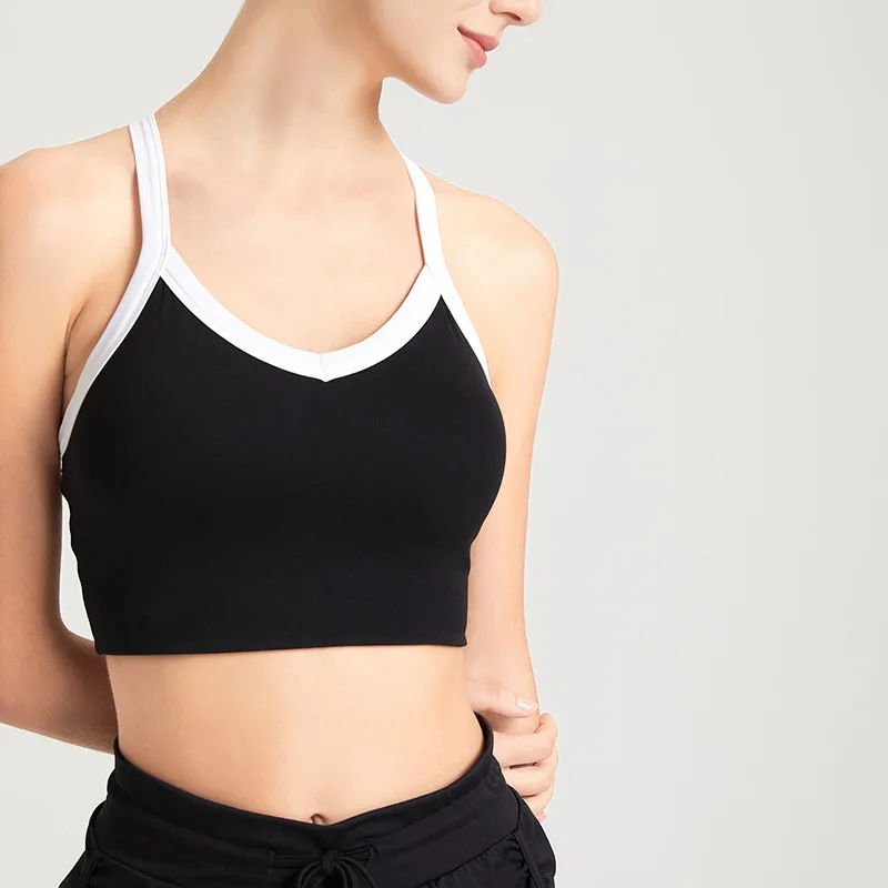 Summer Sports Bra Yoga Bra Top Gym Women Vest Sport Women's Backless Clothing Sportswear Backless Women Sports Bra