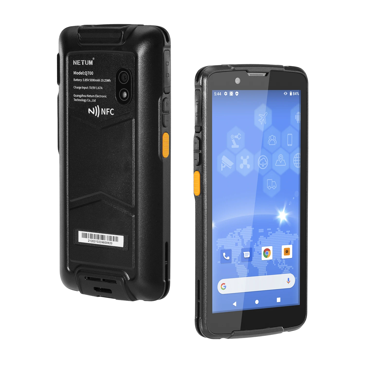 Сканер штрих-кода NETUM Q700 5.5 дюймовый портативный КПК Machine Pda Pos