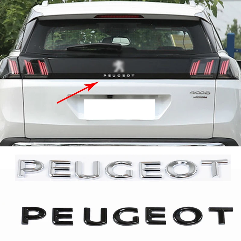 Металлическая Эмблема для багажника автомобиля наклейка с буквенным логотипом