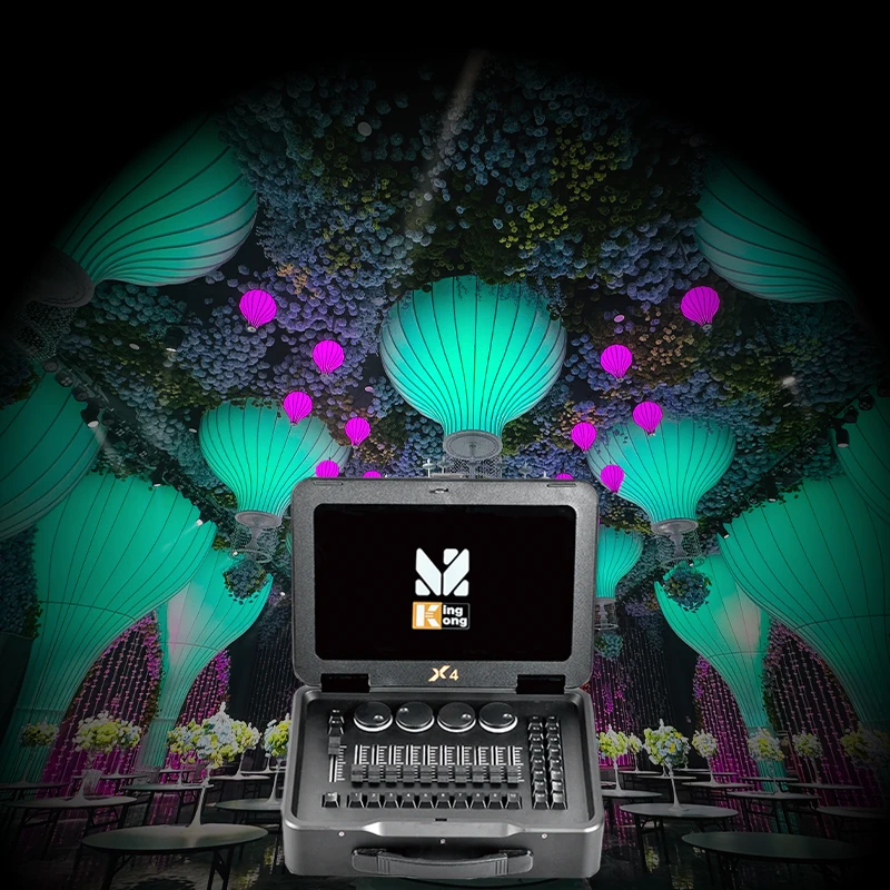 Маленькая консоль управления светодиодной подсветкой DMX King Kong 512 сценический