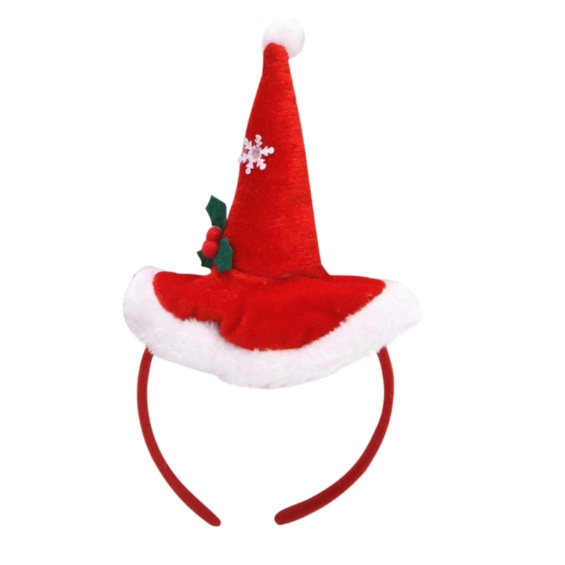 

Рождественская шляпа, повязка на голову, рождественские повязки для девочек, головной убор Санта-Клауса, женская модная шляпа с Санта-Клаус...