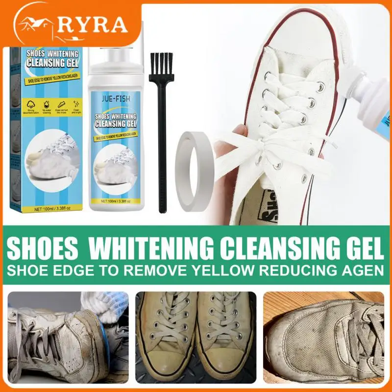 

Household Cleaning Shoe Whitener Safe And Harmless With Brush Cleansing Gel Cleaning Products For Home Shoe Whitening Cleaner