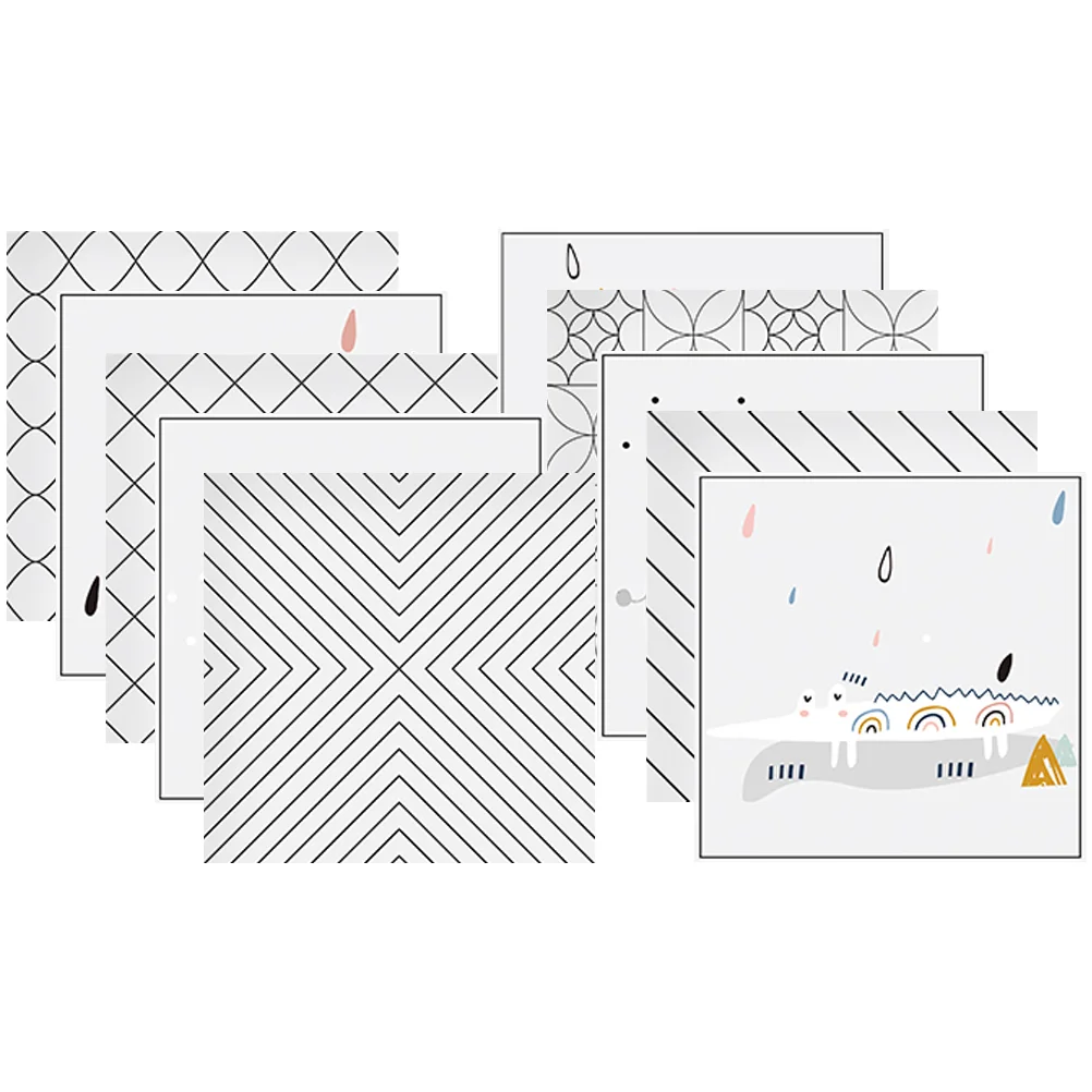 

Tile Sticker Stickers Wall Home Floor Decorativedecals Cupboard Removable Bathroom Kitchen Ornament Backsplash Stick Peel