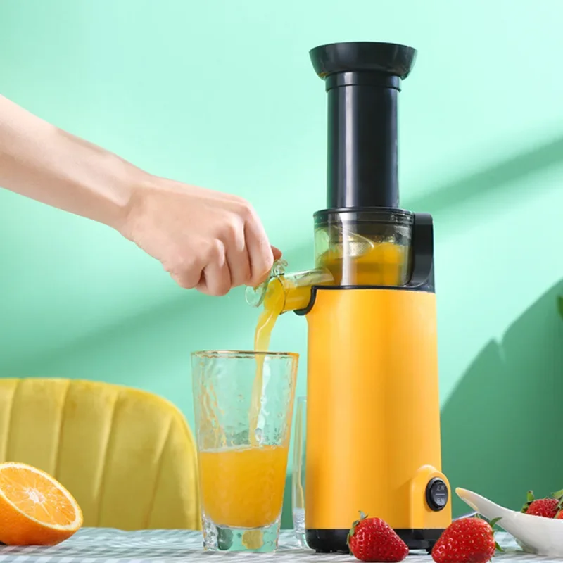 Одношнековая медленная соковыжималка портативный Электрический миксер для