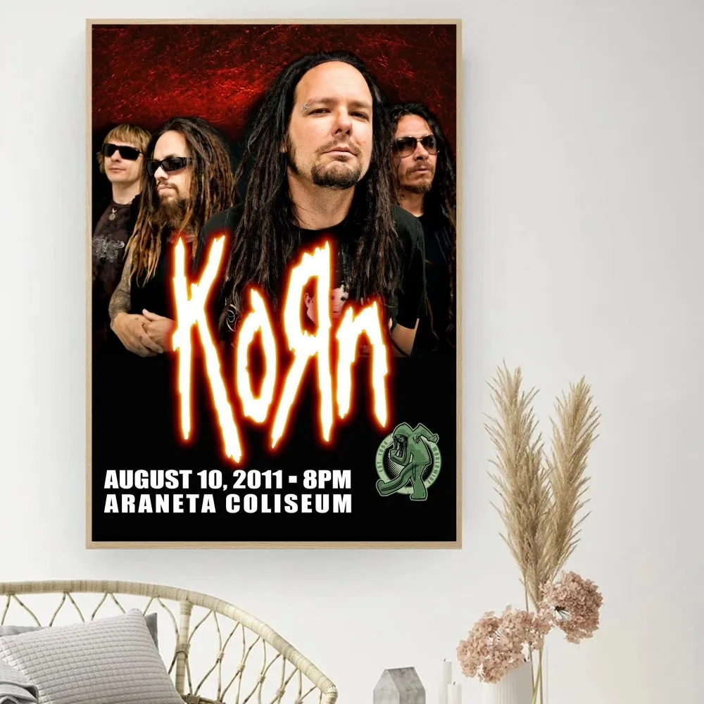 K-korn-рок-группы музыкальный плакат DIY Винтажный Фильм настенная живопись обучение