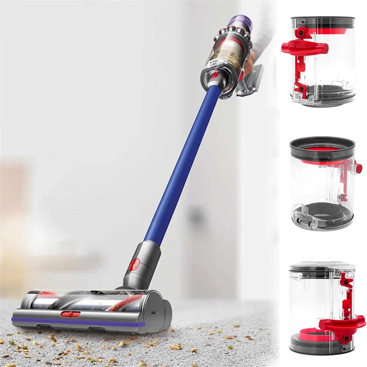 Пылесборник для Dyson V12 Slim канистра пылесоса сменный пылесборник робот-пылесос