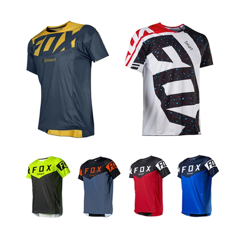 

Mtb enduro jersey SmartFox Mountain Bike BMX Shirts Offroad DH Motorcycle Jersey Motocross Sportwear Racing Bike