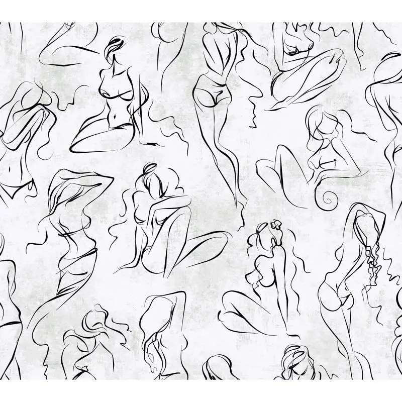 

Wallcoverings Barely There White Removable Wallpaper