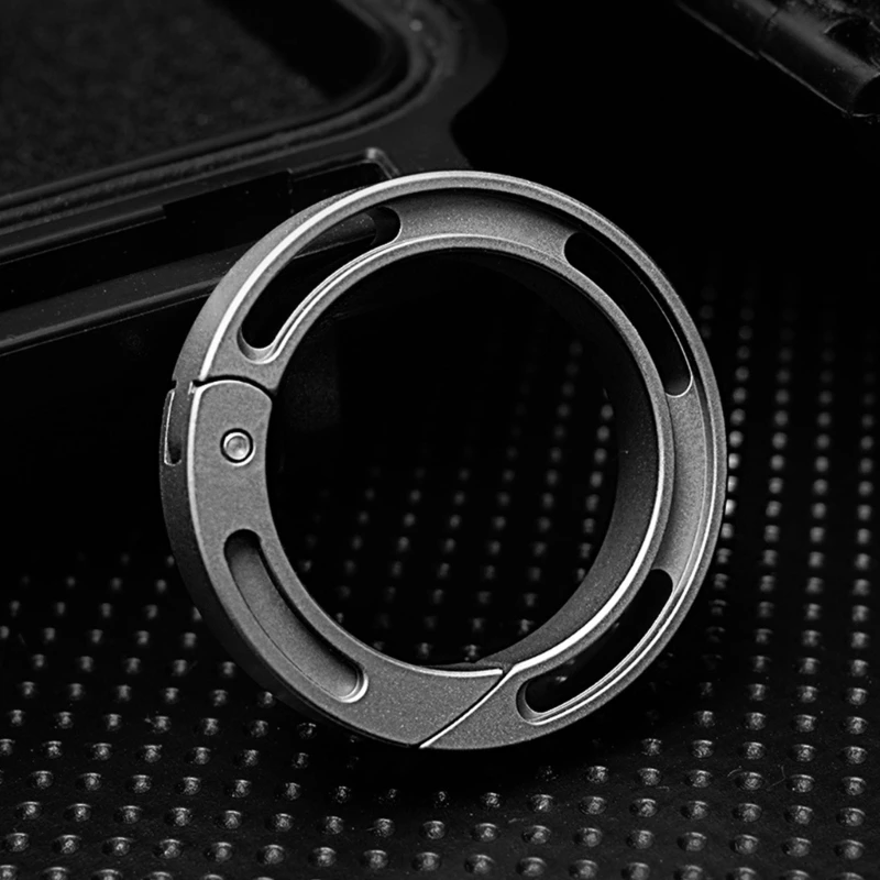 Брелки из титанового сплава зажим для хранения ключей классификационные кольца