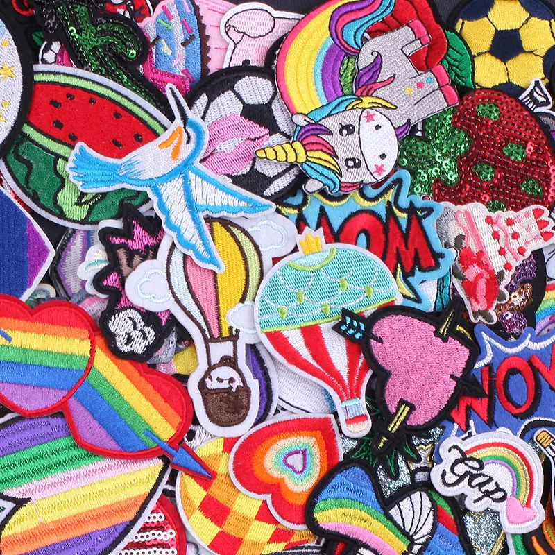 On Letters Embroidered Patches On Clothes