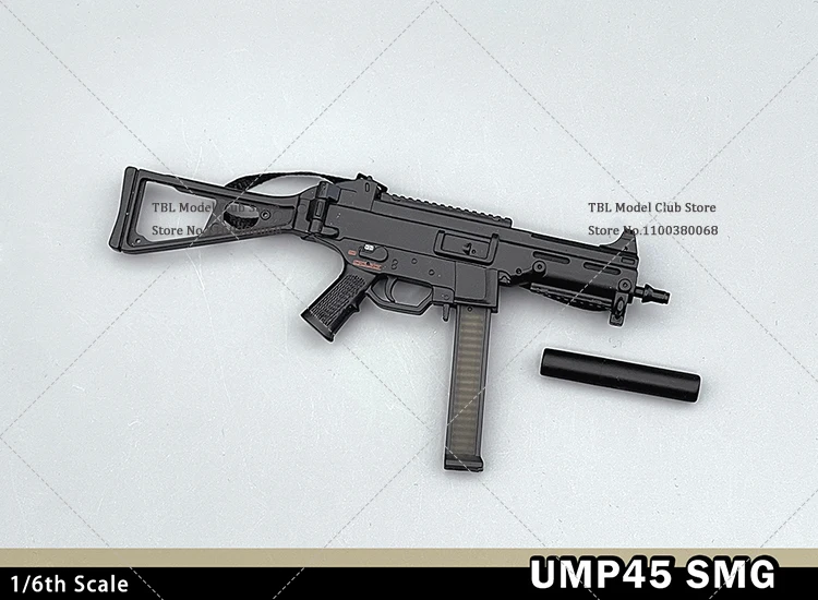 В наличии UMP45 SMG LMG масштаб 1/6 мужской солдат мини-пистолет не может быть запущен