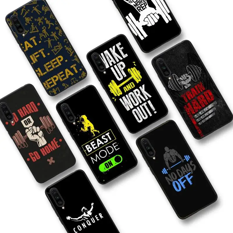 

Gym Fitness Bodybuilding Phone Case For Xiaomi mi 9 mi8 F1 9SE 10lite note 10lite Mi 8lite Coque for xiaomi mi 5x