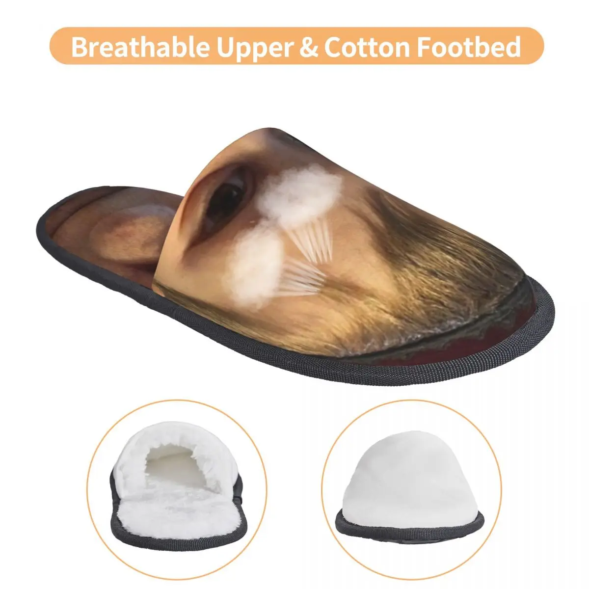 Забавные женские мягкие теплые домашние тапочки Magomedov из пены с эффектом памяти