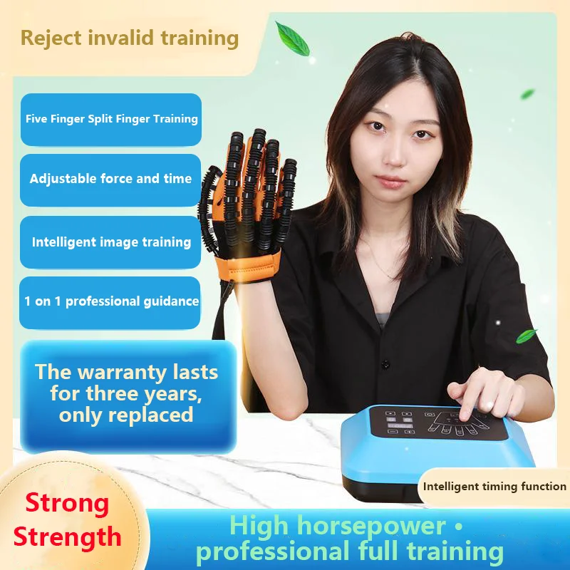 Rehabilitation Robot Glove Hand Device Finger Training Massage Gloves Stroke Hemiplegia Rehabilitation Hand Function