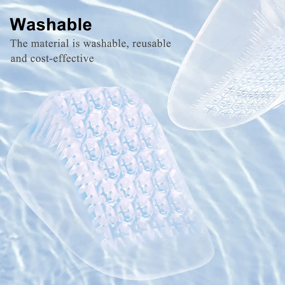 Силиконовые Гелевые Амортизирующие Стельки Для Пятки U-образная Спортивная