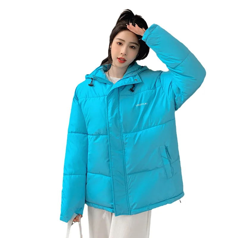 Winter Down Cotton Thickened Coat 2022 New Foreign Style Loose Thickened Coat Student Bread After The Cotton Coat Women's Tide