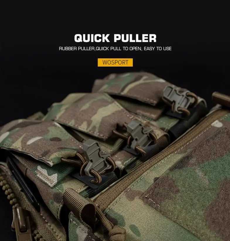 WoSporT V5 шт. тактическая Дополнительная задняя панель камуфляжная Боевая