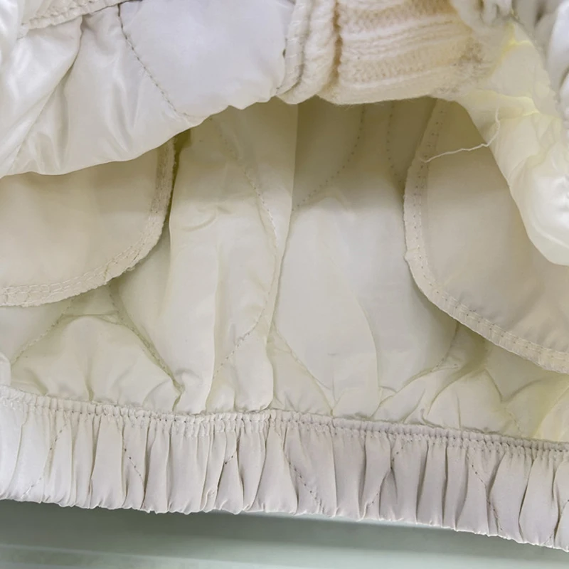 Женский свитер с длинным рукавом DEAT Свободный Повседневный пуловер контрастных