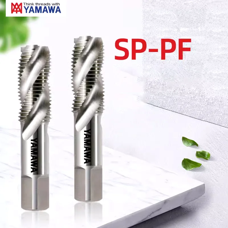 Фото Япония YAMAWA Трубная резьба Спиральный рифленый метчик PS RP PF G PT RC NPS NPT 1/16 1/8 1/4 3/8 1/2 3/4 Машинные резьбовые метчики №1