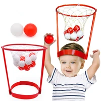 outdoor fun sports entertainment basket ball case headband hoop game parent child interactive funny sports toy family fun game