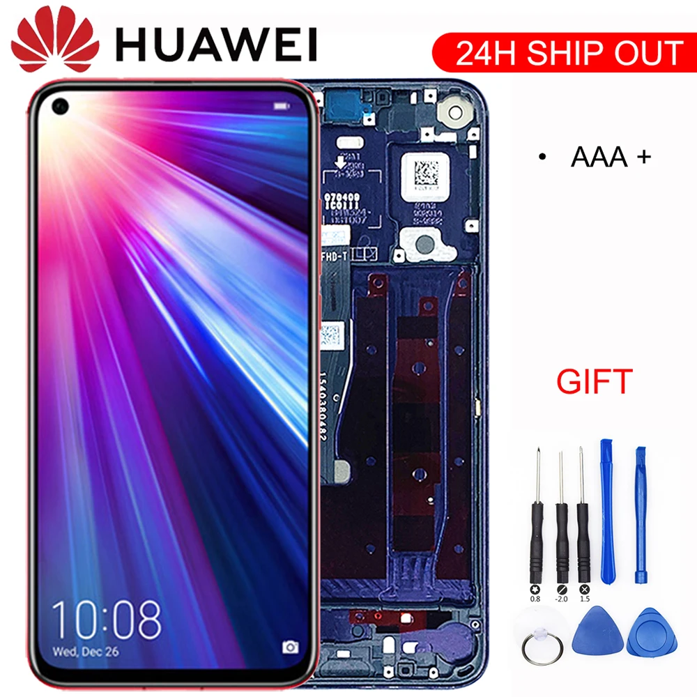 

6.26'' Original Lcd For Huawei Nova 5T Nova5T LCD Display Touch Screen Digitizer Assembly Parts For Huawei Honor 20 Honor20 LCD