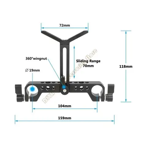 Поддержка объектива камеры 19 мм